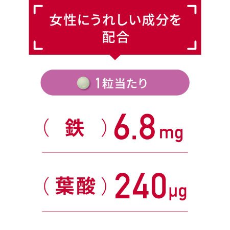 鉄・葉酸（30粒）